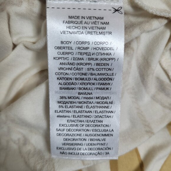 Lauren Ralph Lauren White Chainlink Print Tie Waist Dress Size XL Above Knee - Picture 10 of 11